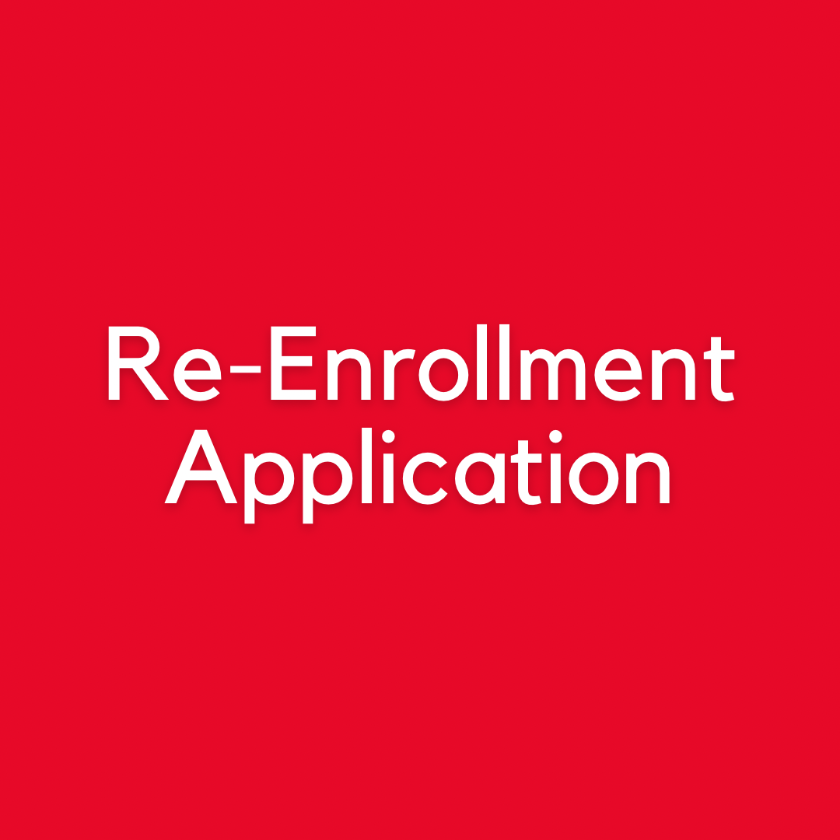 CCA Re-Enrollment Application